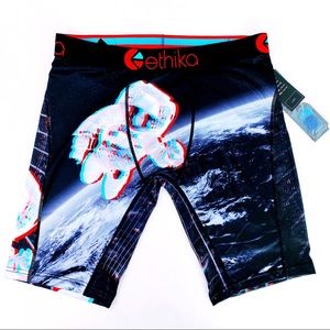 🆕 Ethika My Space 3D Astronaut Earth Boxer Briefs